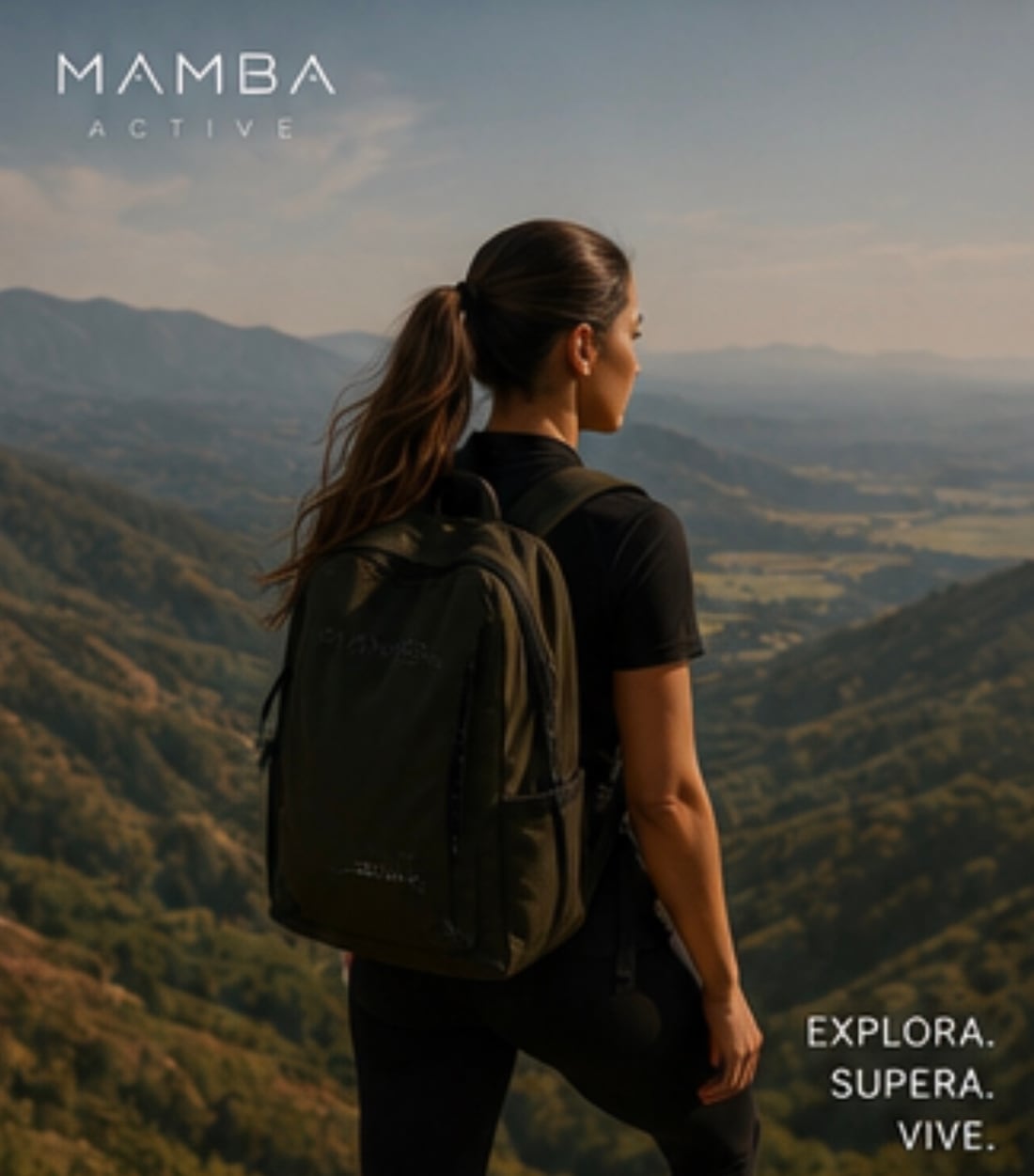 Explora, supera, vive — montanha
