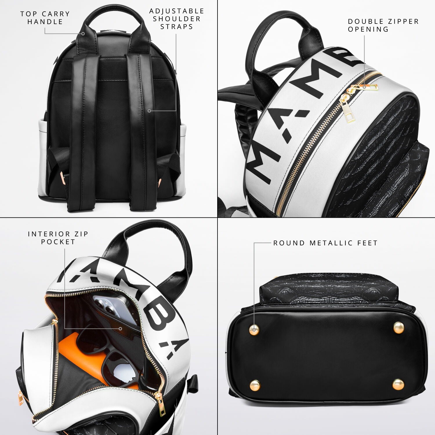MAMBA Mochila Mini City — Cobra Negra
