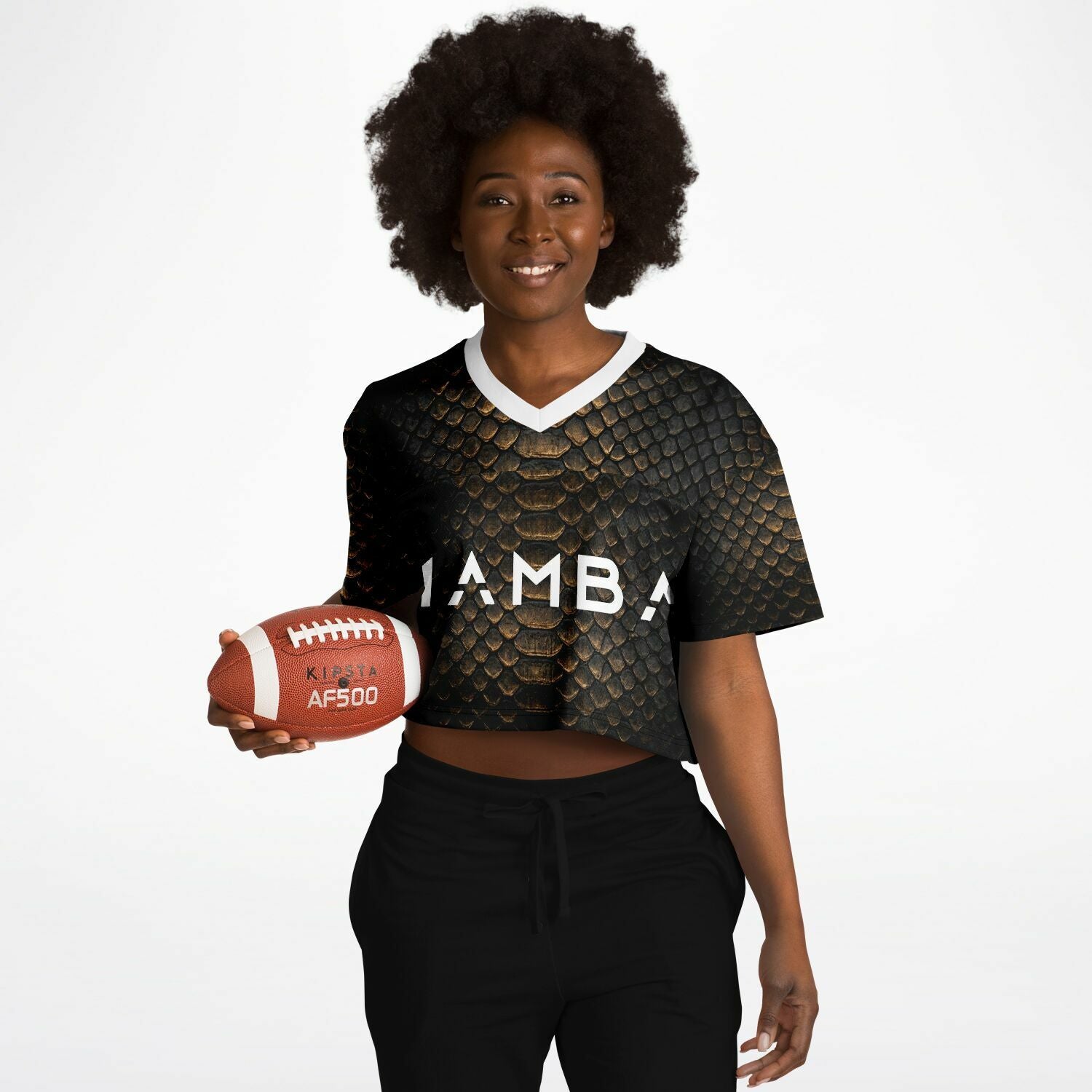 Cropped Football Jersey - AOP