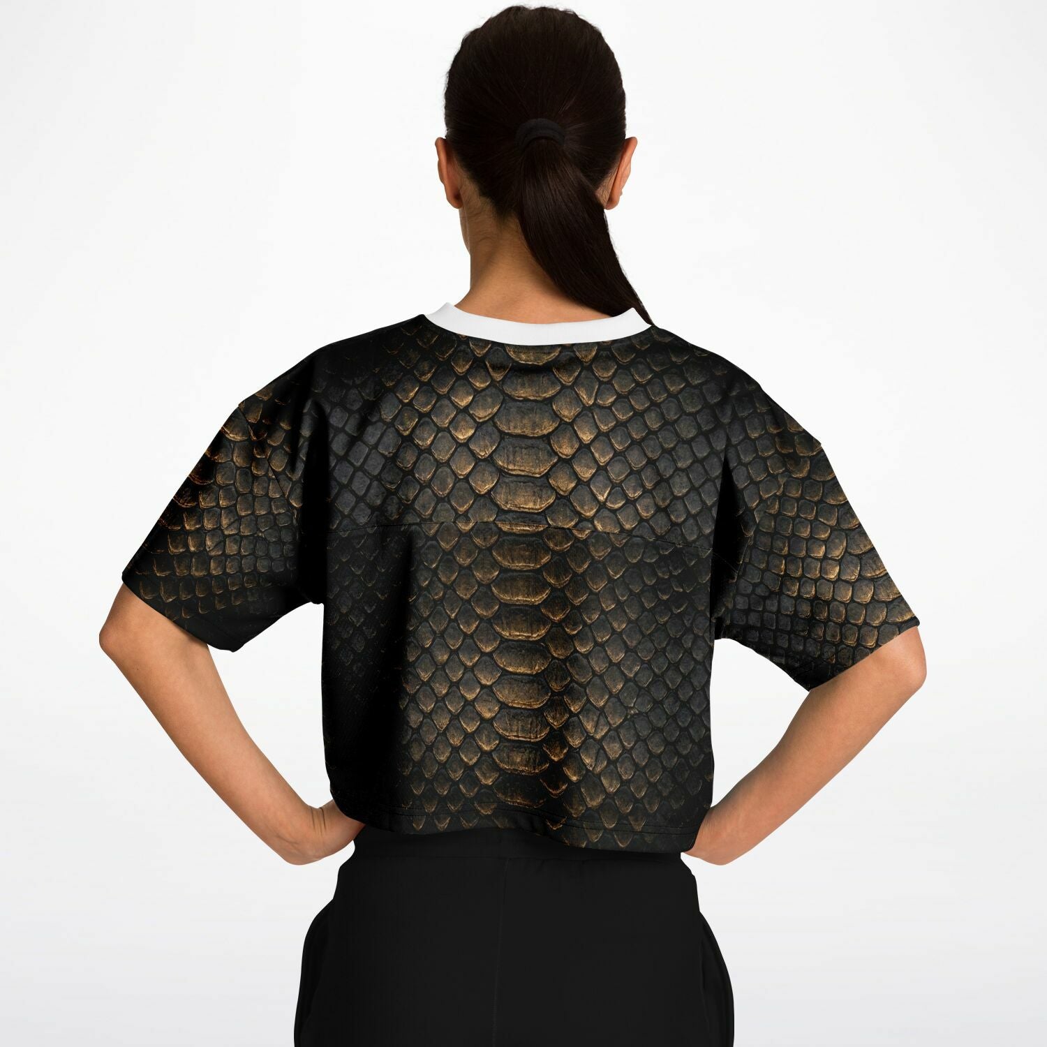 Cropped Football Jersey - AOP