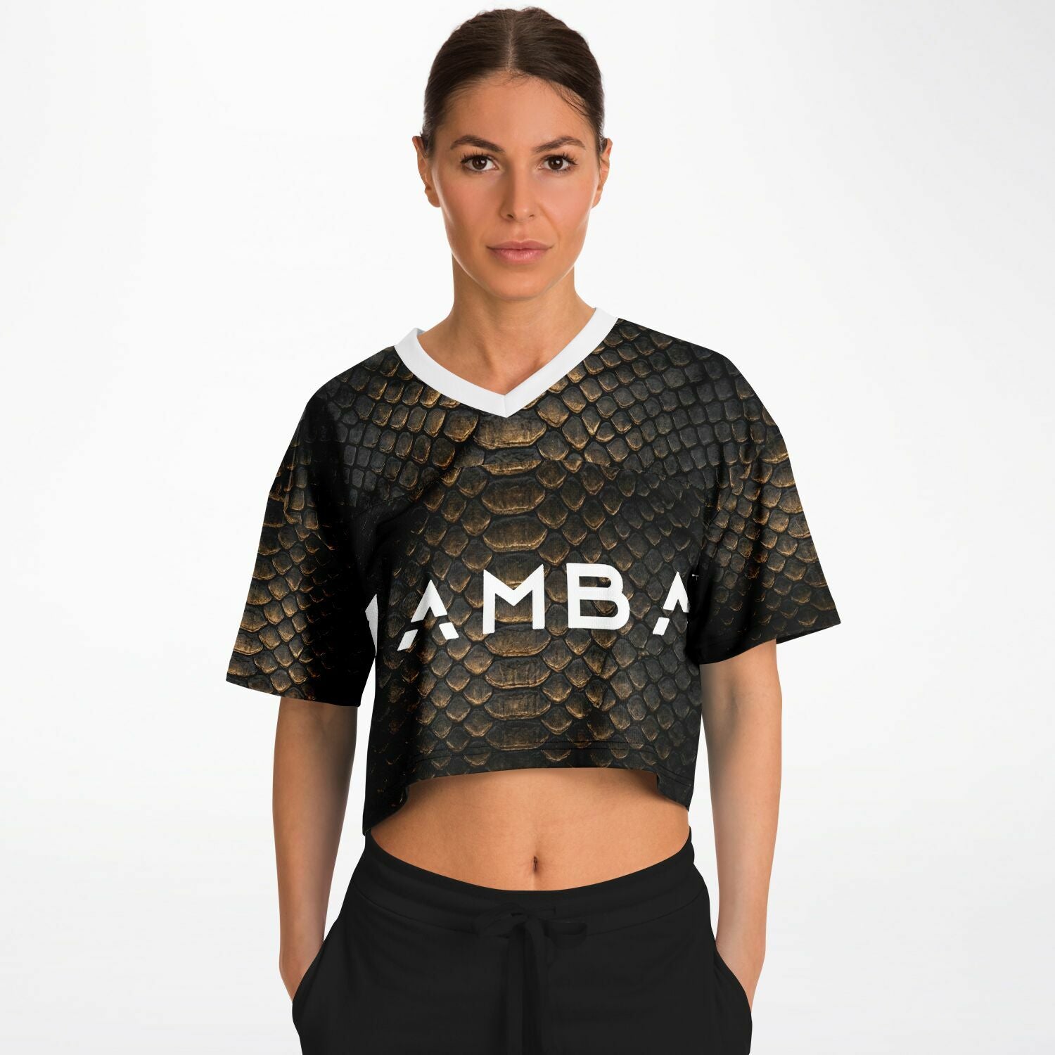 Cropped Football Jersey - AOP