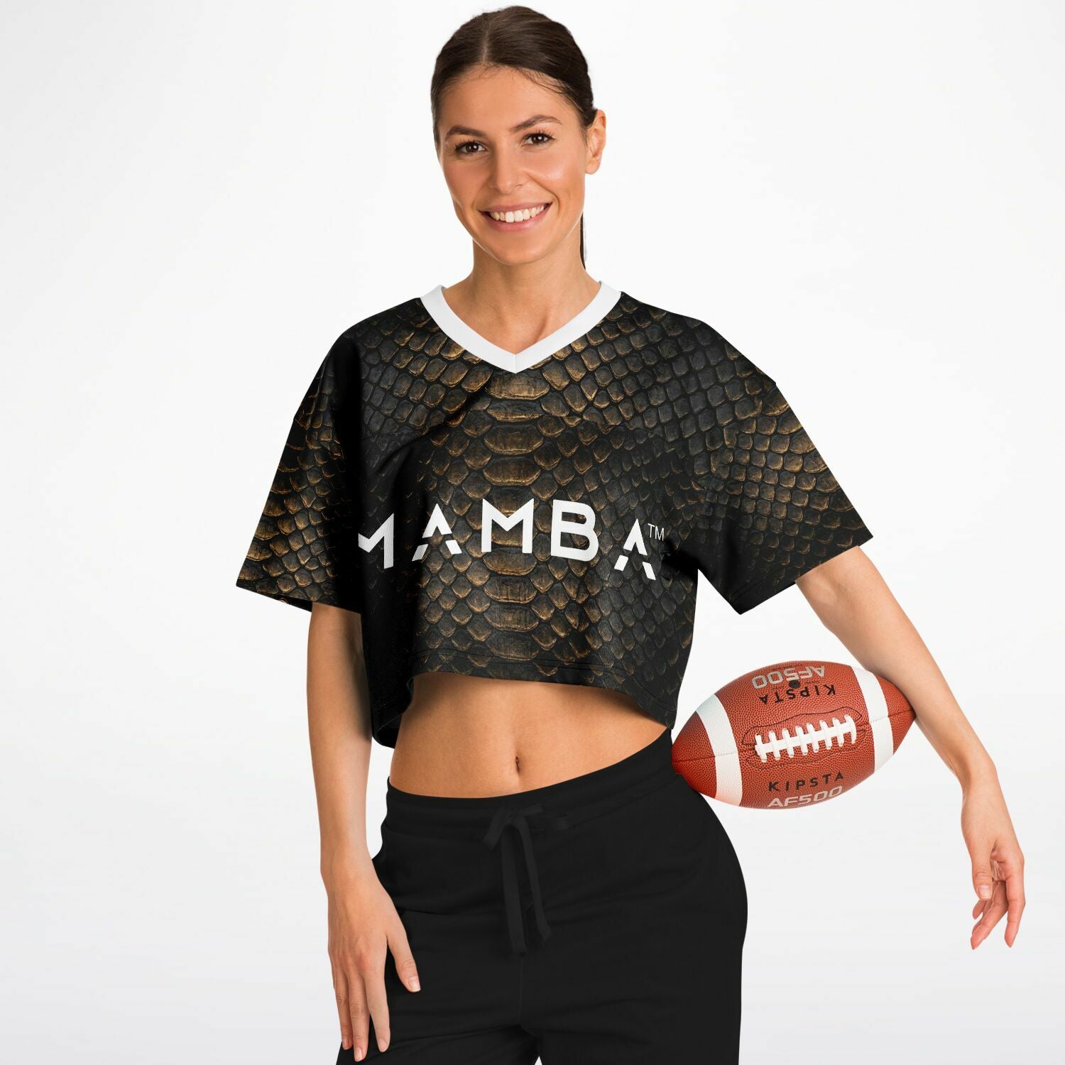 Cropped Football Jersey - AOP